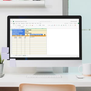 The  Employee Vacation Leave Tracker is ideally for Desktop and Laptops but can be used in the Excel app if needed.