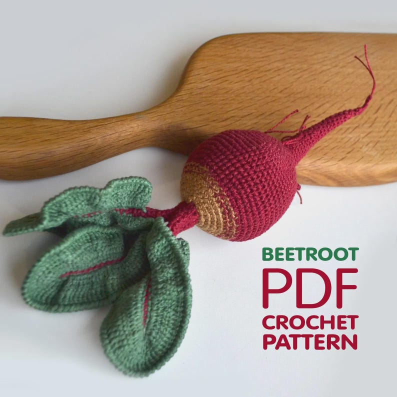 Beetroot Crochet Pattern, English PDF - Etsy