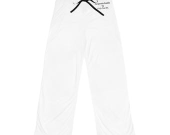 Corporate Baddie Pajama Pants Womens Sleepwear AOP