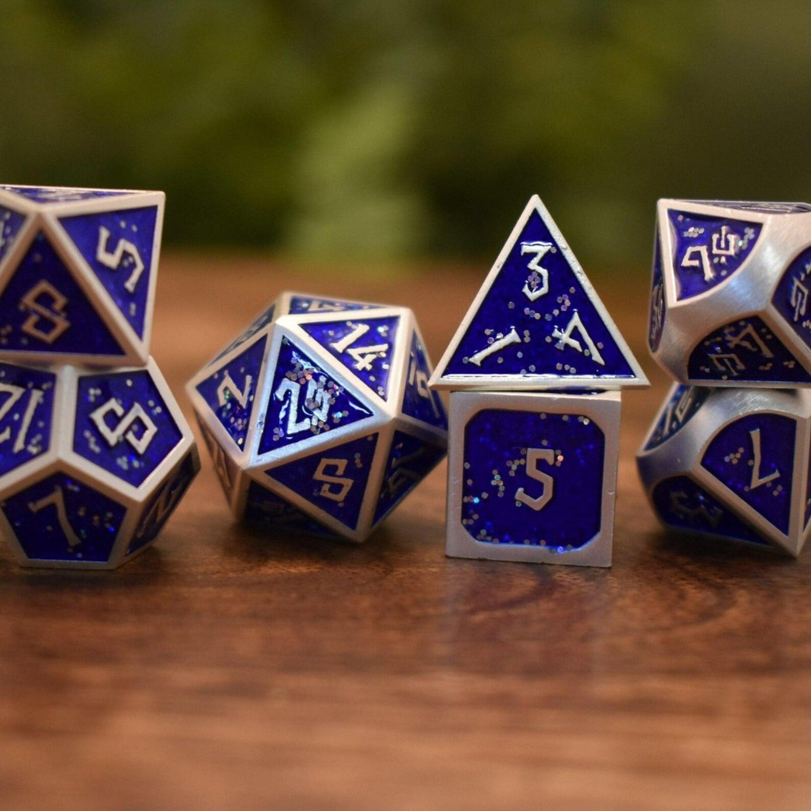 Elder Runes Heart of the Frost Wyrm Metal Dice Set - Etsy