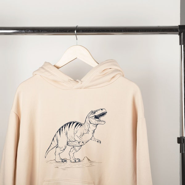 Dinosaur Sweatshirt, Dino Hoodie, Dinosaur Graphic Shirt, Unisex Sweatshirt, Funny Gift, Dinosaur Lover Gift