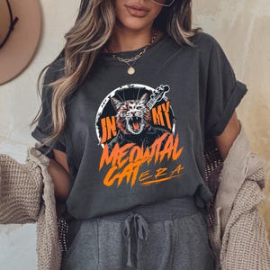 Warrior Cats Shirt, In My Meowtal Cat Era Tee, Funny Metal Cat Shirt, Heavy Metal Kitten Tee, Rock Music Cat Lover T Shirt, Cool Punk Cat