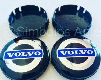 Set van 4 Volvo-logo naafdoppen 64 mm velg wielcentrum wieldop Auto Clip NIEUW