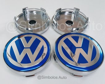 4er Set Original VW 76-70-65-60-56-55mm Om 4 Stück Radkappen Nabenkappen Nabenkappen Logo volkswagen vw