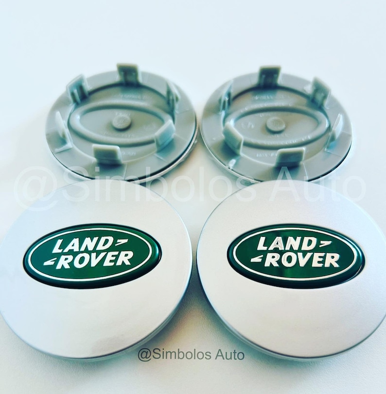 Set of 4 Land Rover Logo Hub Caps 63mm Rim Wheel Center Hubcap Auto Clip Range Rover NEW Etsy