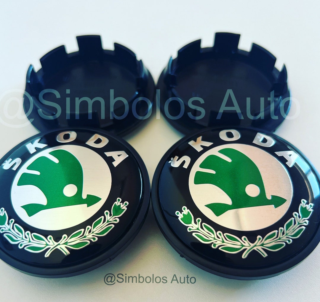 You.S 4x Logo Hub Caps – 68.5mm Outer / 55.5mm Inner – Black – Made In Germany – N-013
