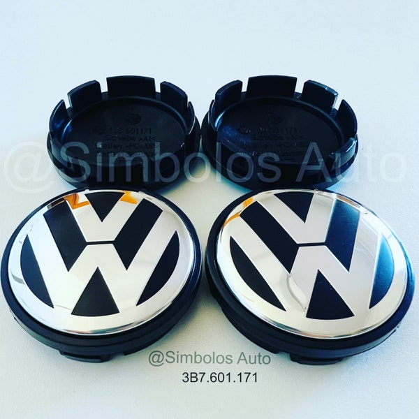 Set of 4 Original VW 76-70-65-56-55mm OEM 4pcs wheel caps hub center caps alloy rim cap logo volkswagen vw