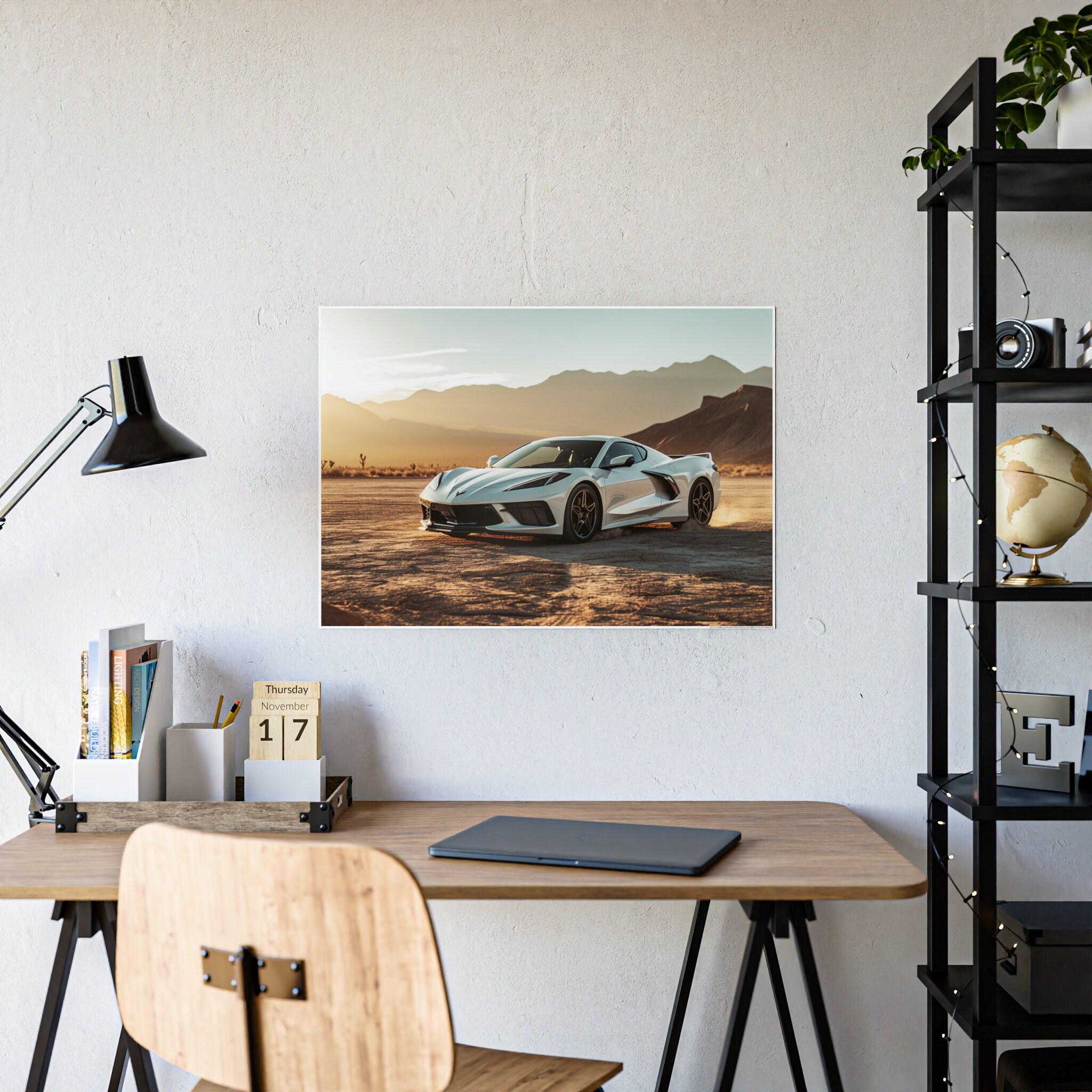 Chevrolet C8 Gloss Poster| C8 Corvette| Muscle Car| American Muscle ...