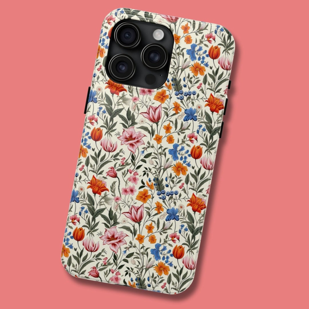 Wildflower Floral iPhone Case Phone Case Giftful Trendy Phone Case Cute