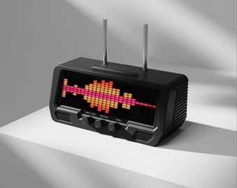 Audio Visualizer AR-384X - BLACK - Now Playing Display | Vinyl