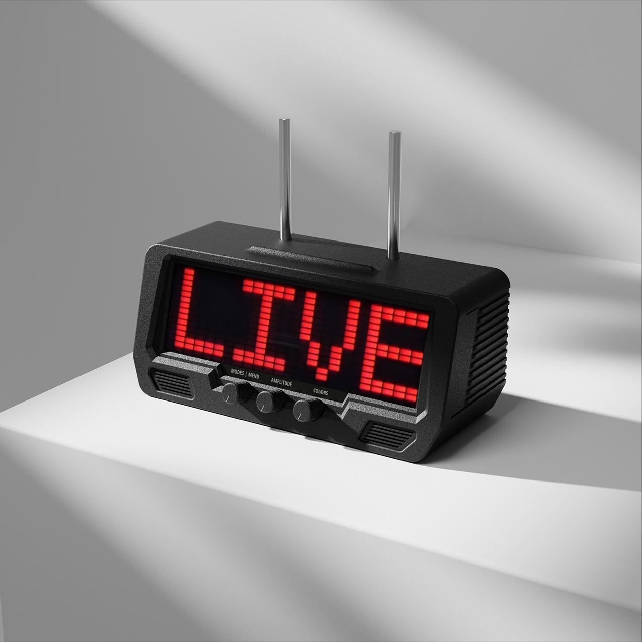 Audio Visualizer AR-384X - BLACK - Now Playing Display | Vinyl