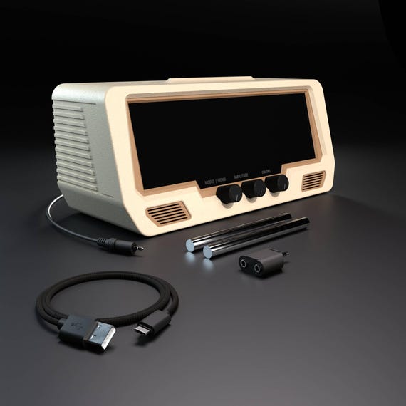 Audio Visualizer AR-384X - Sandstone - Now Playing Display | Vinyl