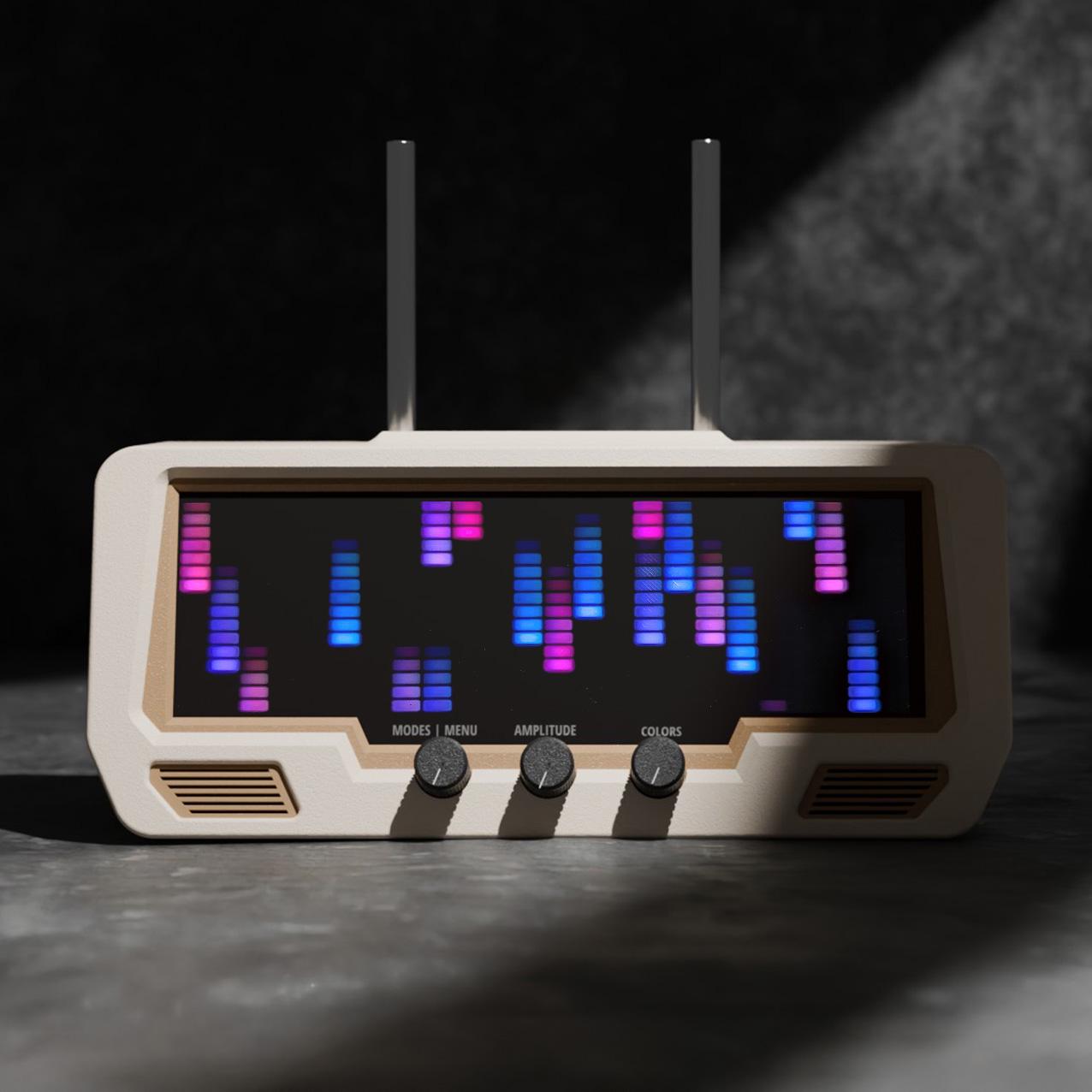Audio Visualizer AR-384X - Sandstone - Now Playing Display | Vinyl