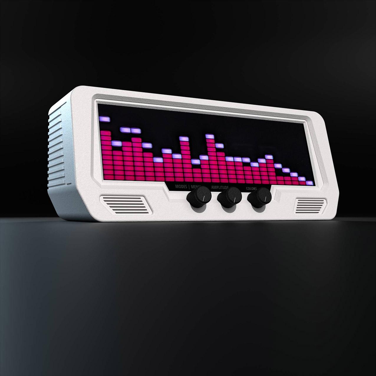 DIY LED-Musikanalysator-Set – FFT-Spektrumanzeige, 8 Effekte, DS1302 Uhr & Alarm – 220×28×70 Mm – 5V USB – Für Stereoanlagen