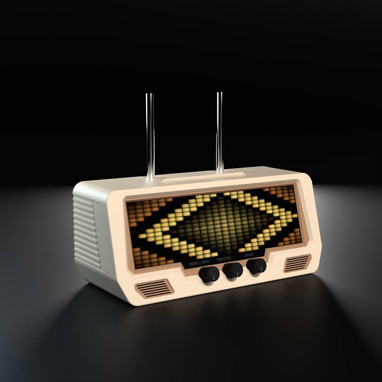 Audio Visualizer AR-384X - Sandstone - Now Playing Display | Vinyl