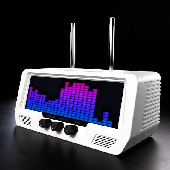 自作エフェクター Spectrum Sound Visualizer 3_2_1 Audio Visualizer AR-384X - Frost - Now Playing Display | Vinyl