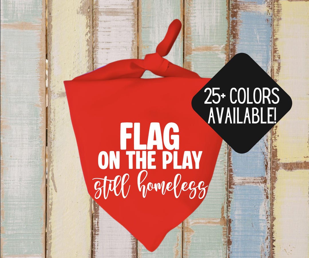Flag on the Play - Adopt Me Pet Bandana - Triangle Tie on - 26