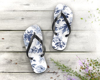 Floral Flip Flops