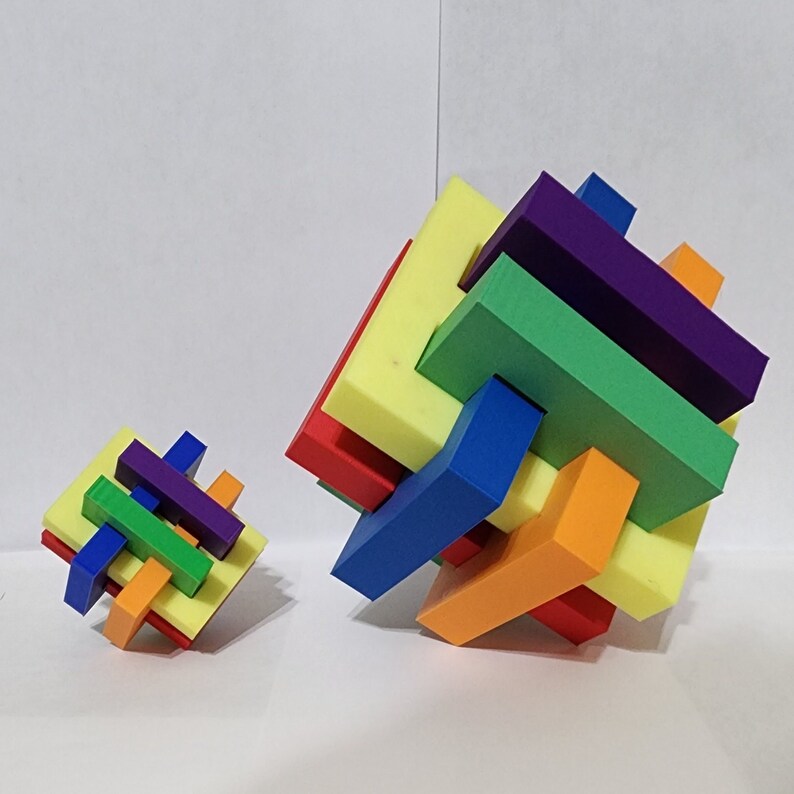 3D Printed Gordian Knot Puzzle Etsy