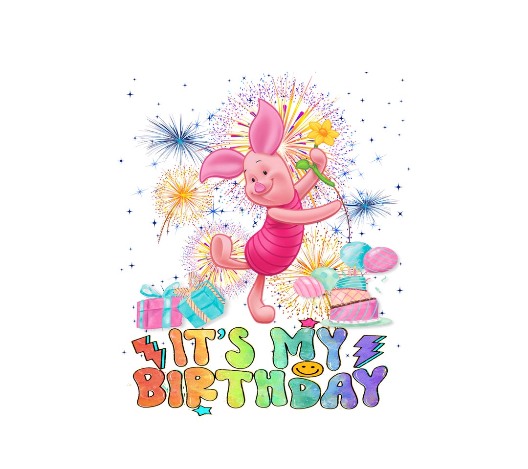 Piglet Png Piglet Birthday Png , Winnie the Pooh Piglet Sublimation