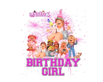 Transparent Roblox Barbie Birthday Girl Roblox Png Svg Sublimation