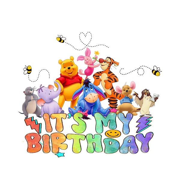 Pooh Bear Birthday - Etsy