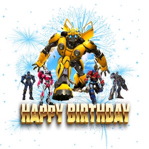 lot de 5 png, sublimation, clipart, joyeux anniversaire, bourdon, sublimation png, 2024 nouveaux
