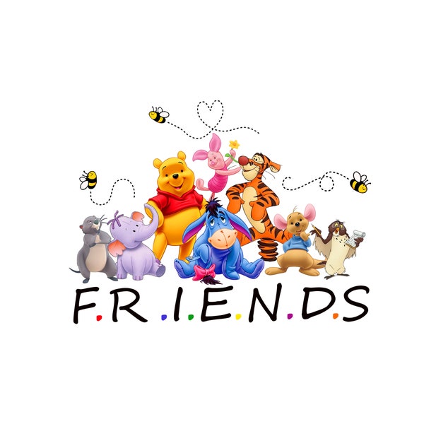 winnie the pooh friends png printable pooh bear friends plus useful time saving designs