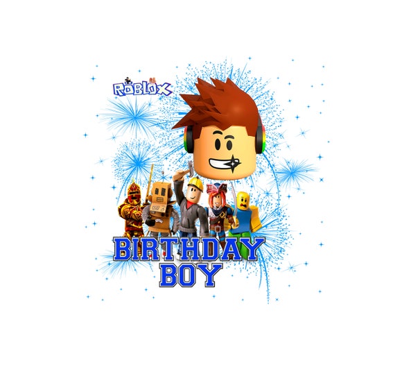 Birthday Boy Roblox png svg cumpleanero 6 cabezas roblox nuevo diseno 2024 agregue su edad o nombre para camisetas vasos tazas de cafe adorno para pastel Etsy Espana
