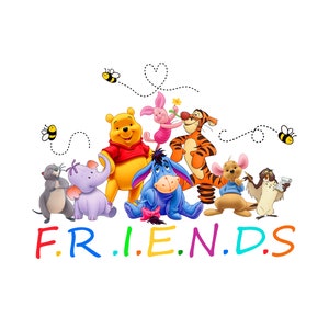 winnie the pooh friends png classic winnie the pooh all characters plus useful time saving designs