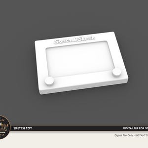 1:12 Sketch Toy Dollhouse Miniature - 3D STL PRINT file Instant Download