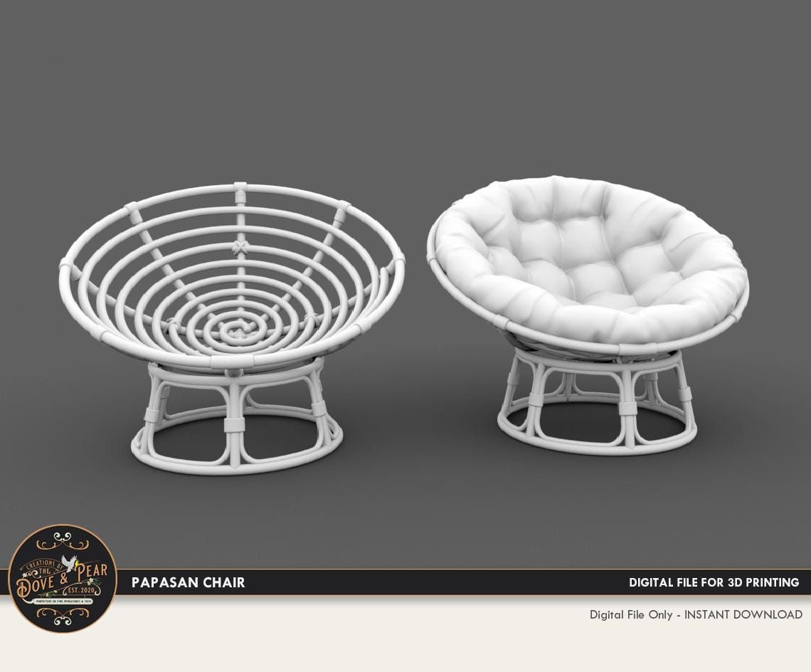 Coussin De Chaise Papasan Rond En Polyrotin Marron 140 X 140 Cm - Confort Extérieur Résistant