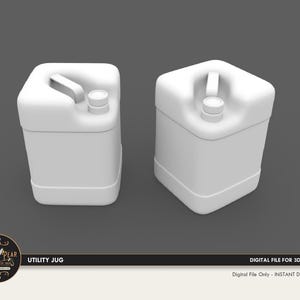 1:12 Utility Jug Dollhouse Miniature - 3D STL PRINT file Instant Download