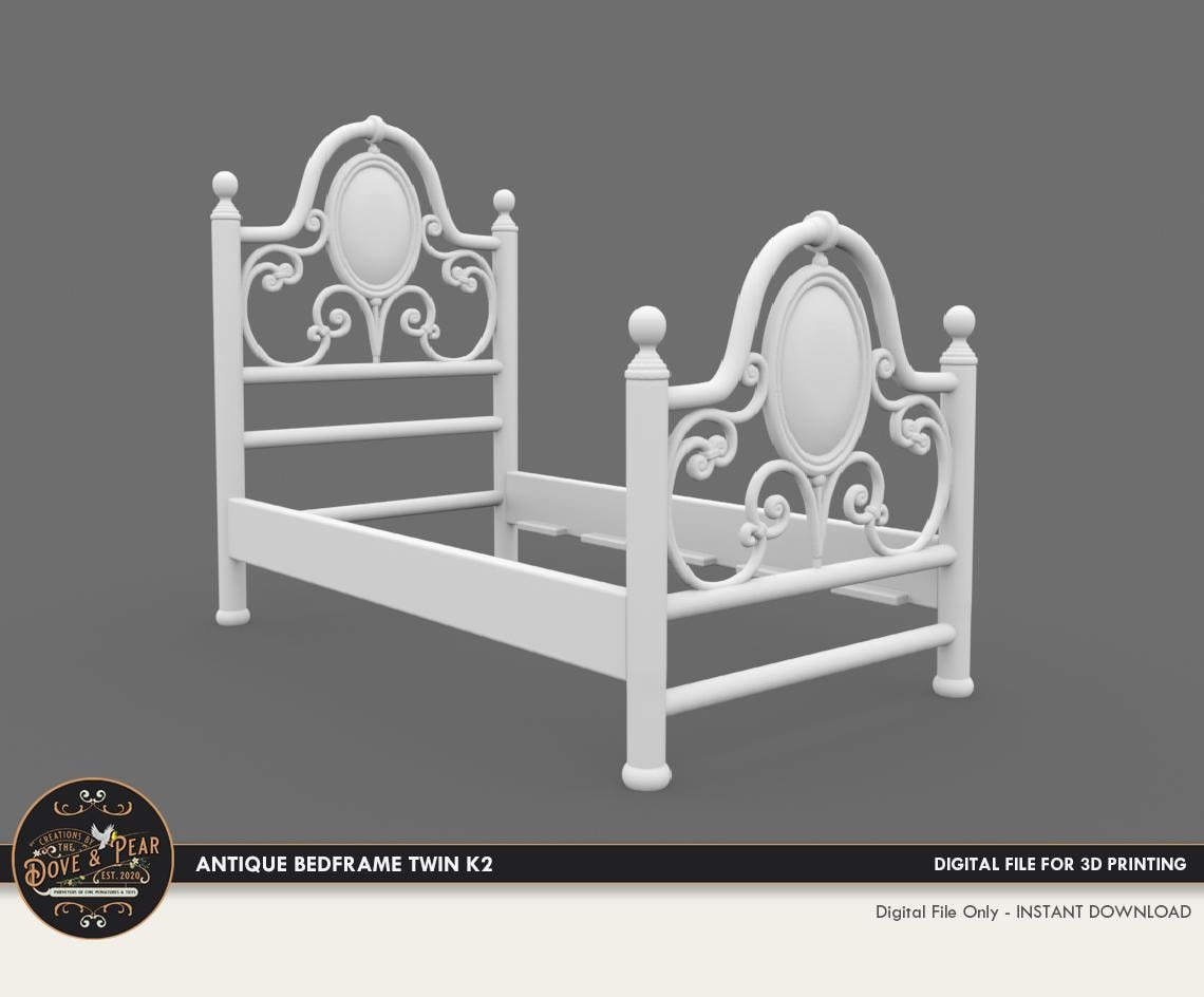 Miniature dollhouse victorian bed - Etsy 日本