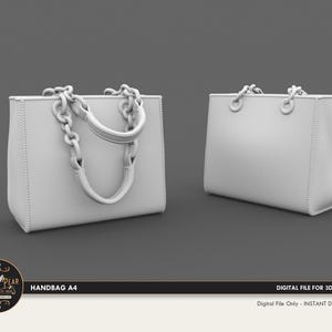 1:12 Handtasche A4 Geldbörse Puppenhaus Miniatur - 3D STL PRINT Datei Instant Download