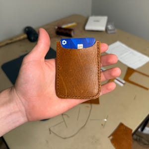 Beginner Leather Starter Kit – Make Your Own Leather Card Holder - Everything Needed For Your First Leather Project!