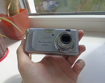 Cámara compacta digital Canon PowerShot A410 Silver de 3,2 MP FUNCIONANDO BARATO