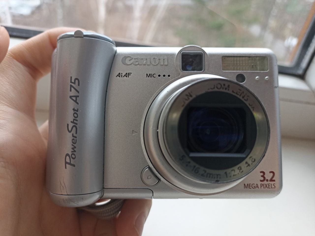 Canon Powershot A75 Silver Digital Compact Camera Working CHEAP Memory