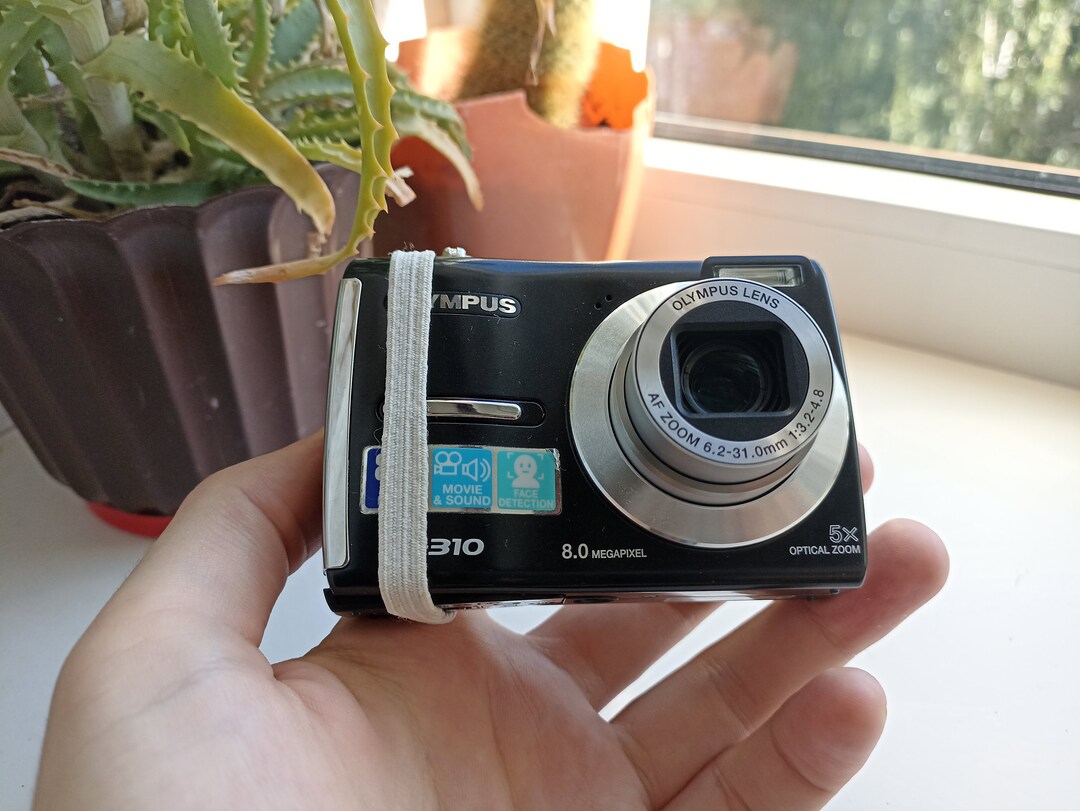 Olympus FE310 Black 8.0MP Digital Compact Camera Working CHEAP READ Etsy