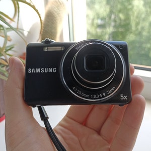 Samsung ST93 Black 16.1MP digital compact camera WORKing FULL SET