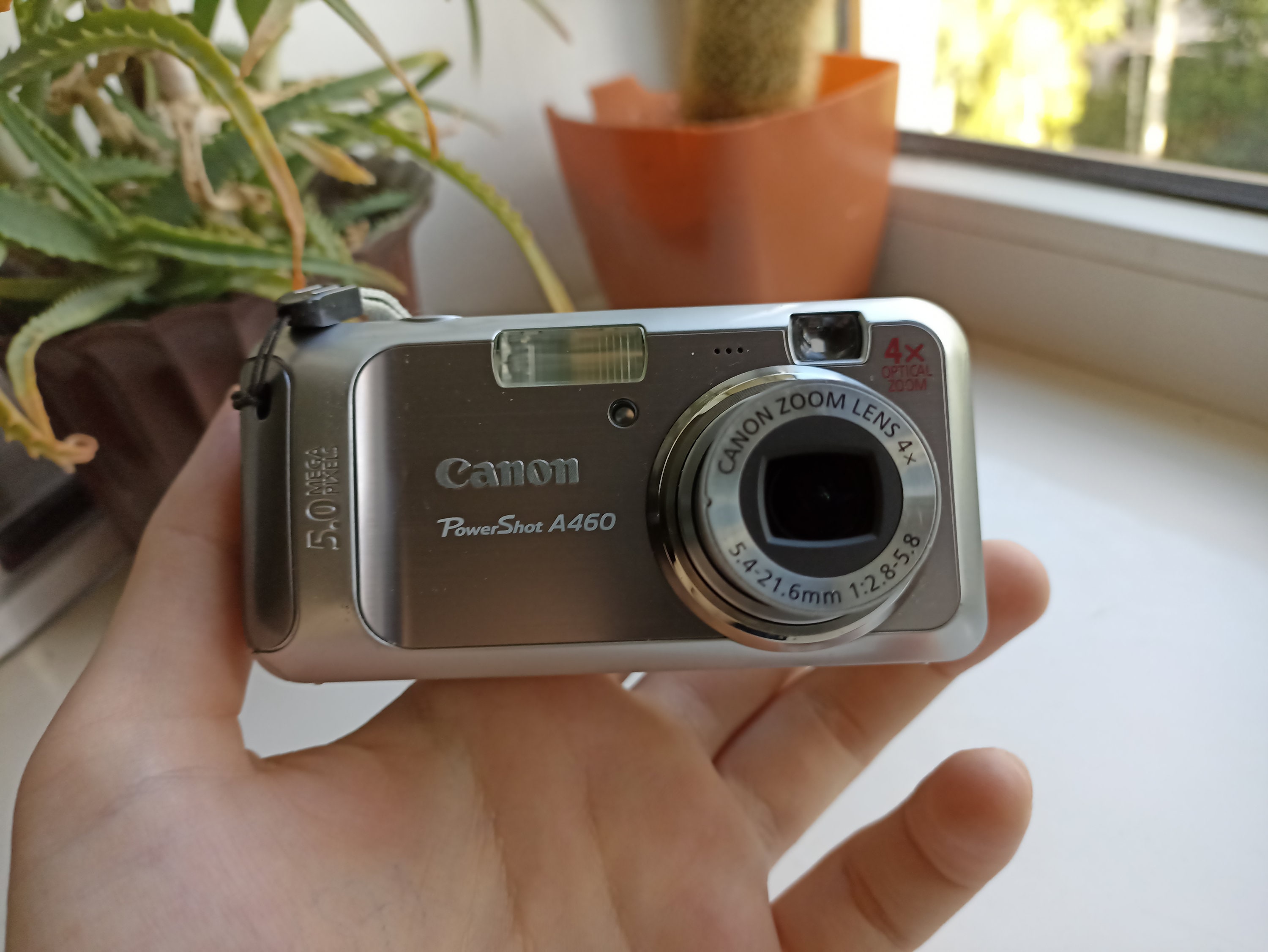 Canon Powershot A460 Silver 5.0MP Digital Compact Camera Working 