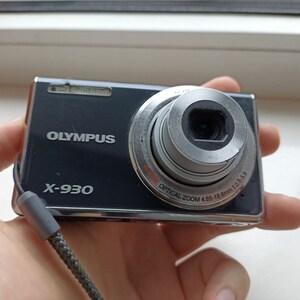 Olympus X-930 12.0MP DARK GRAY digital compact camera WORKing READ!!