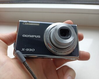 Olympus X-930 12.0MP DARK GRAY digital compact camera WORKing READ!!
