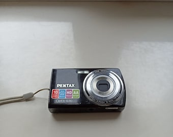 Pentax Optio E80 10.0 MP Digital Camera Black WORKing CHEAP