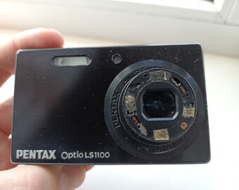 Pentax Optio LS1100 14.0MP Black digital compact camera WORKing CHEAP