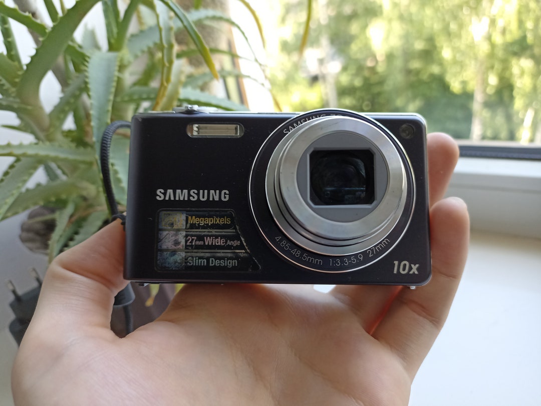 Samsung PL210 Black 14.2MP Digital Compact Camera Working FULL SET Etsy