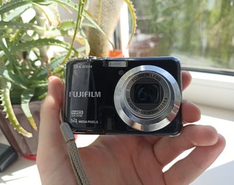 Cámara compacta digital Fujifilm FinePix AX500 negra de 14,0 MP FUNCIONANDO BARATO