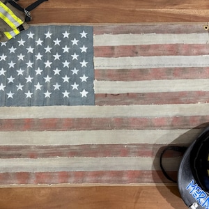 Fire Hose American Flag