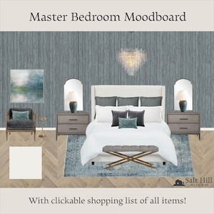 Moodboard|Interior Design|Bathroom Design|Interior Design Services|Design Help|E-design|Instant Download|Serene White and Gold Bathroom