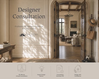 30-Minute Virtual Interior Design Consultation | Personalized Advice & Expert Guidance | edesign
